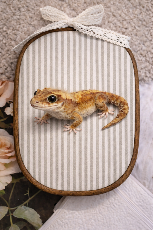 custom lizard portrait